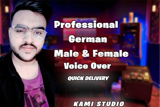 record professional german male voice over