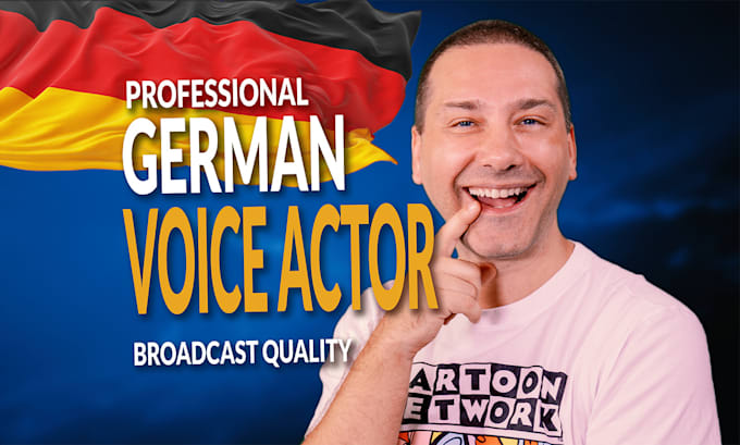 record male cartoon voice as professional voice actor