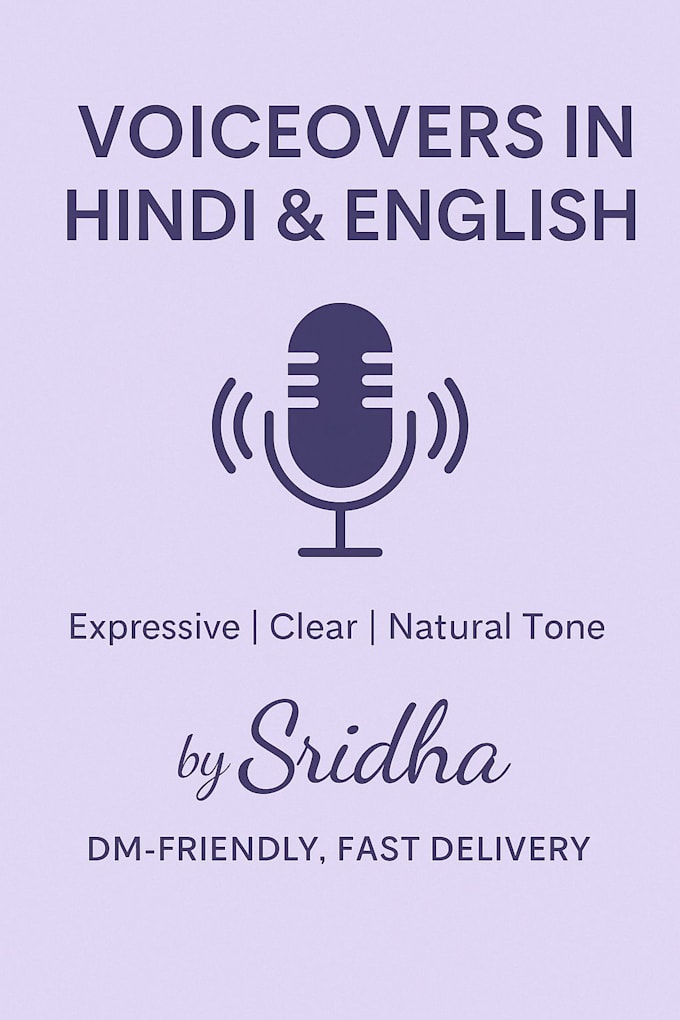 record natural and expressive voiceovers