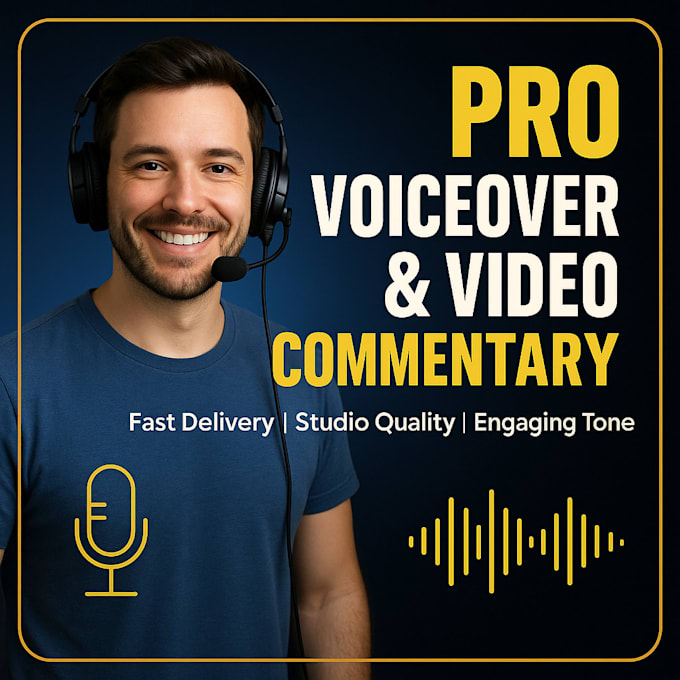 do ai  video voice over in english
