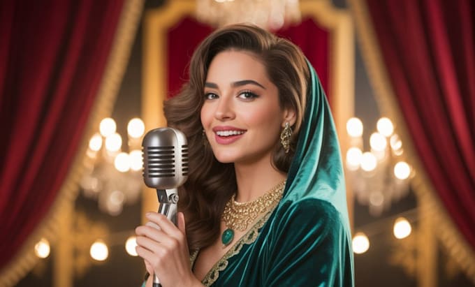 be your female songwriter, compose custom song in arabic, gulf music