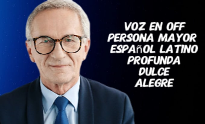 voz en off español