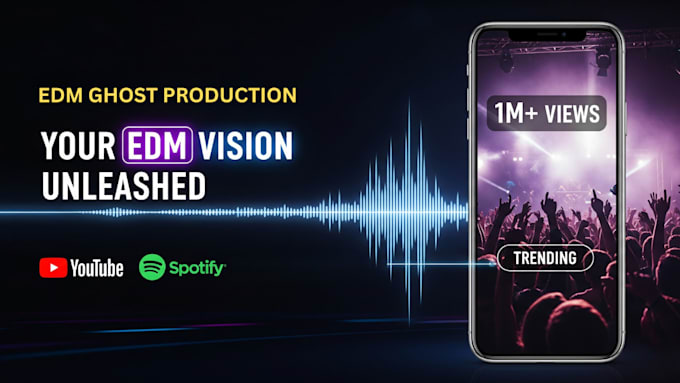 ghost produce custom edm tracks for djs, spotify, youtube