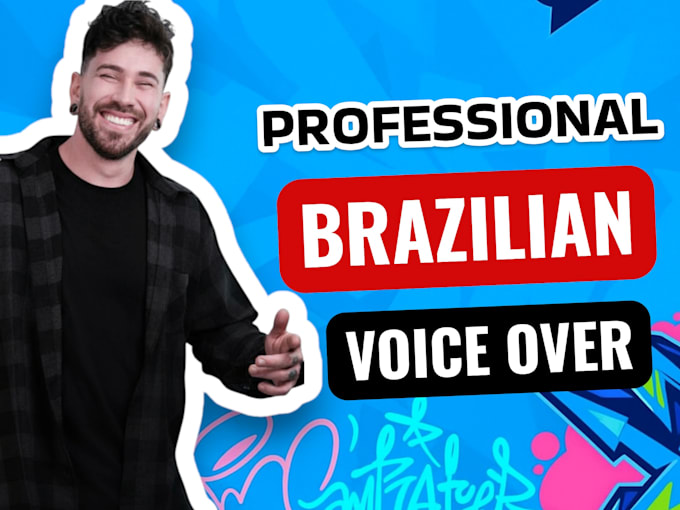 record your professional audio in brazilian portuguese, dubbing, narration
