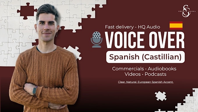 record a professional spanish voice over for your video
