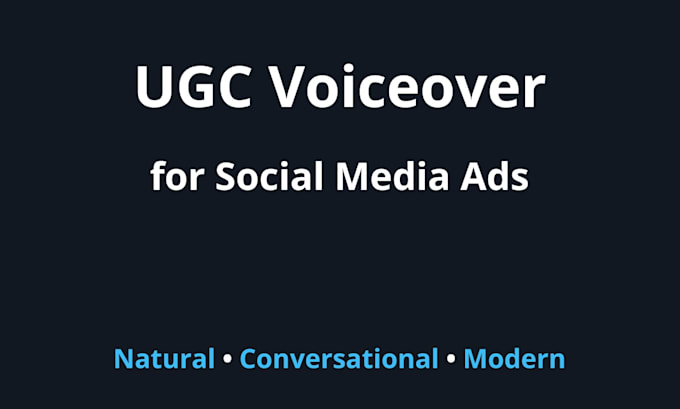 record a natural ugc voiceover social media ads