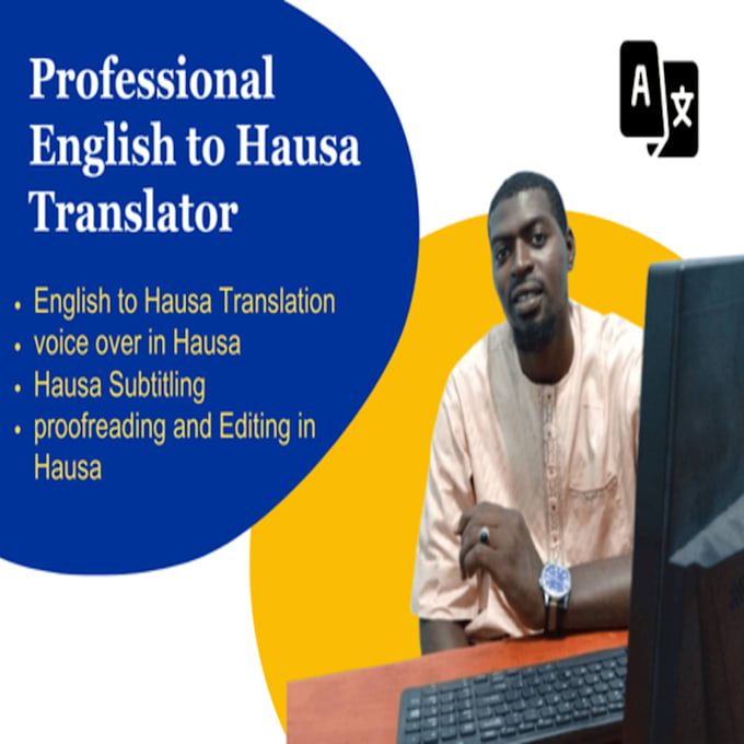 perfectly do your hausa voiceover