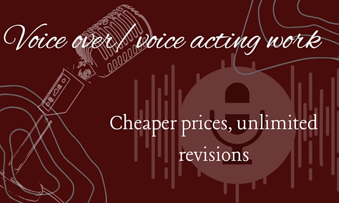 do beginner voice overs and voice acting