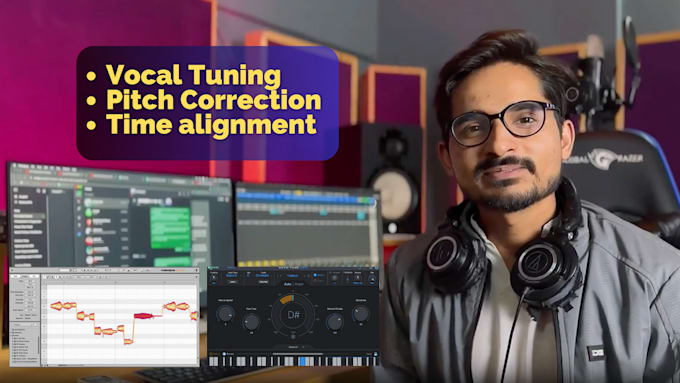 do industry standard vocal tuning using melodyne or autotune