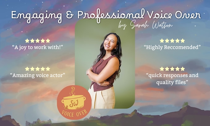 record broadcast quality voice over for narration