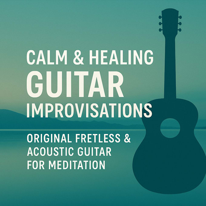 create calming fretless guitar improvisations for meditation