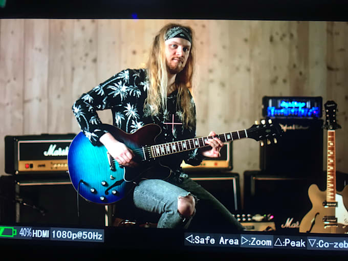record guitars in pro studio as your session guitarist