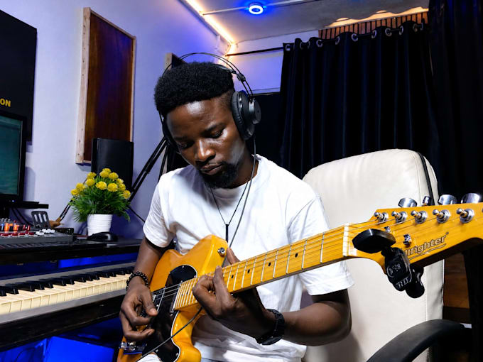 record premium guitar loops for afrobeat, amapiano, rnb, and gospel