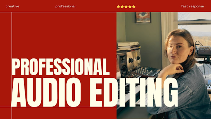 professionally edit and mix your audio project