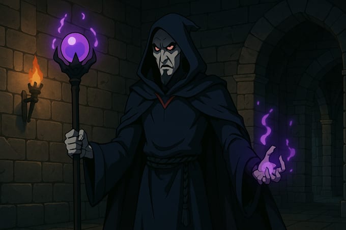 voice your dark wizard with a unique accent