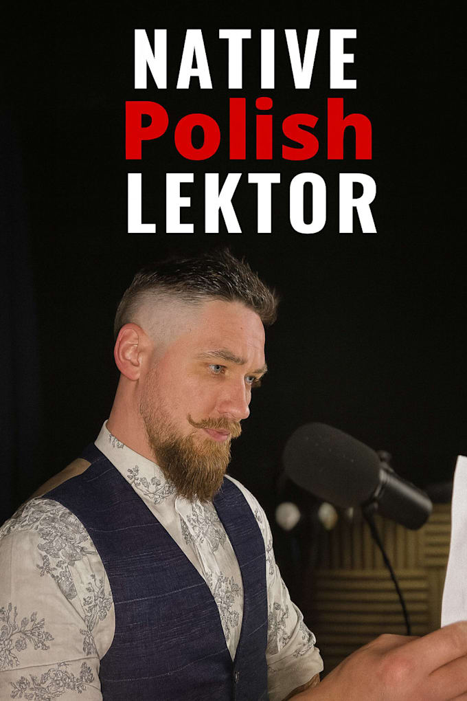 record a calm and professional polish voice over
