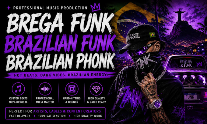 produce professional funk phonk beat high quality