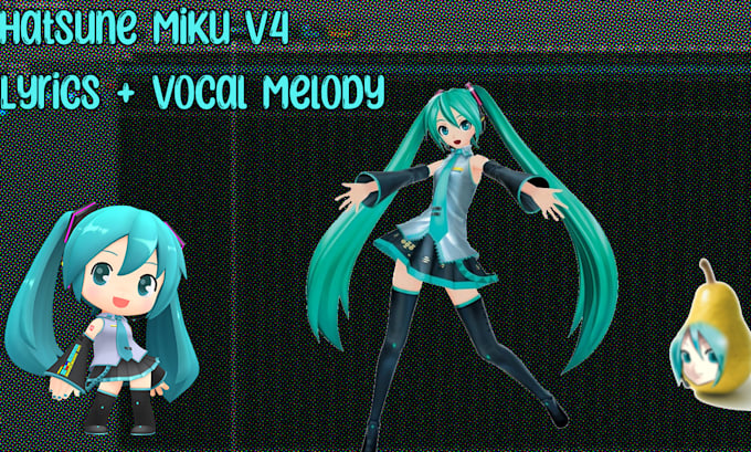 create original hatsune miku melodies and lyrics in english or japanese