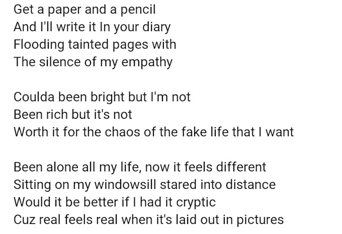 write good quality songs