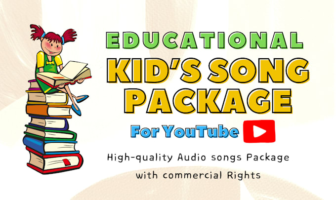 offer an educational kids song audio package