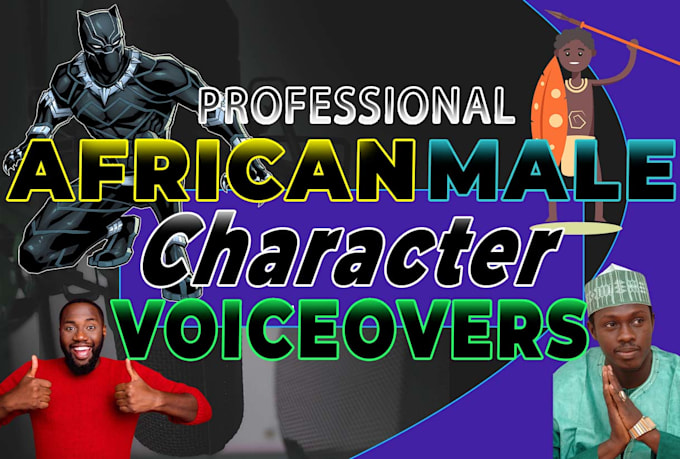 record an african accent voiceover