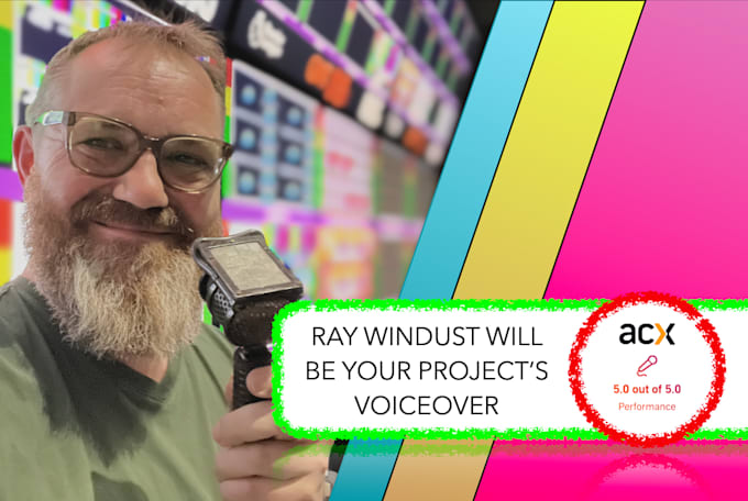 voice your project with my clear warm male british narration