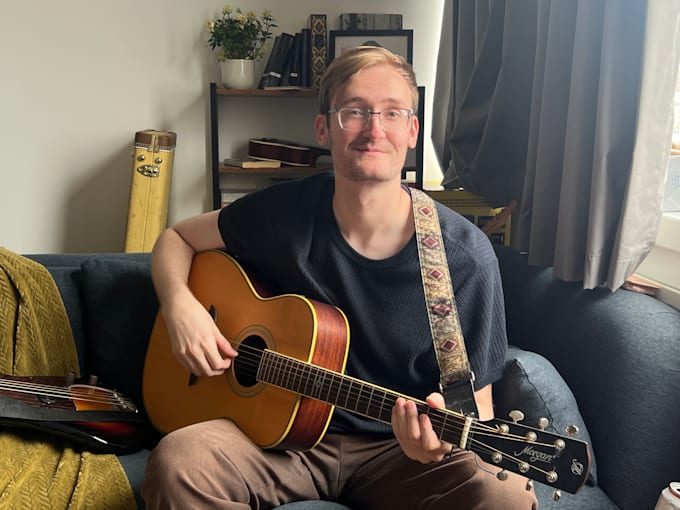record acoustic guitar any song