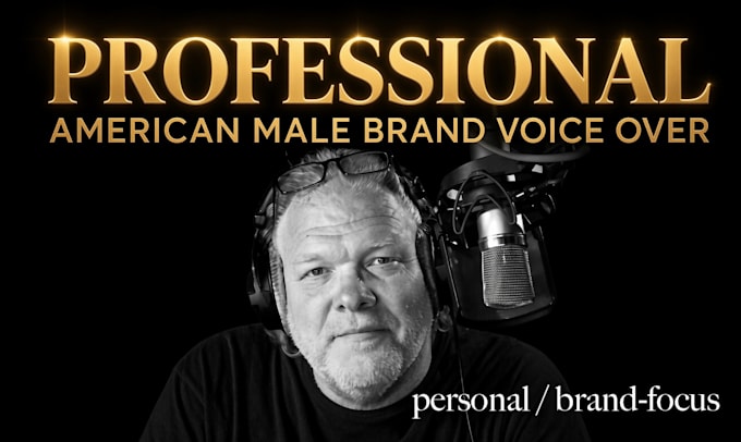 be the american male brand voice for your project
