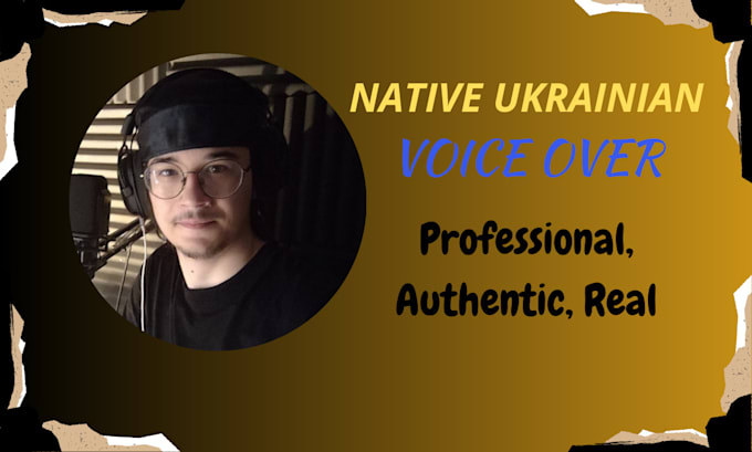 provide authentic, professional ukrainian voiceover
