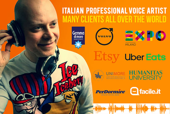 do italian professional voice over for you