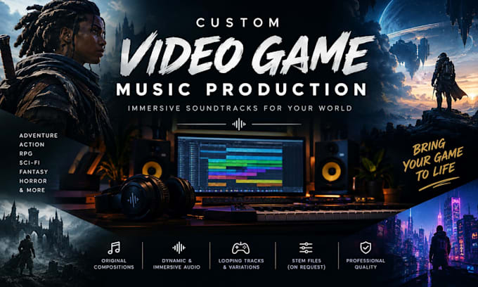 produce video game music