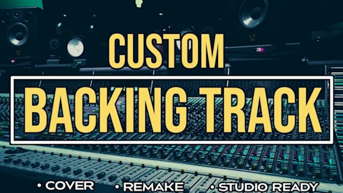 create professional backing tracking, instrumental and custom music production