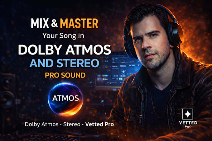 mix and master your song in dolby atmos and stereo pro sound