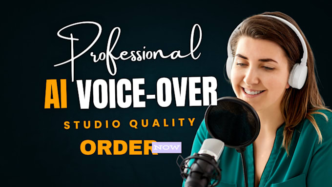 create professional ai generated voice overs with studio quality