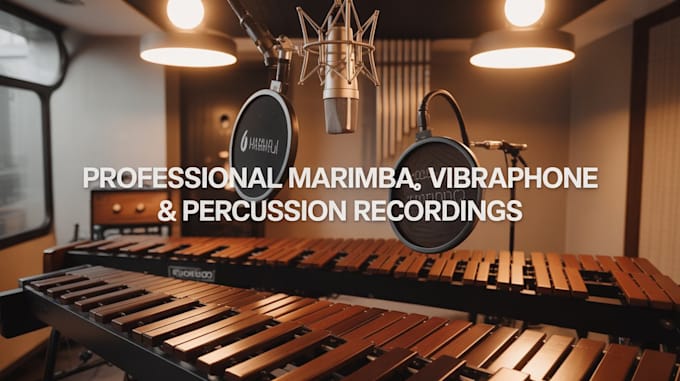 Vibraphone Recording Record acoustic marimba, vibraphone and percussions by Chrisstap | Fiverr