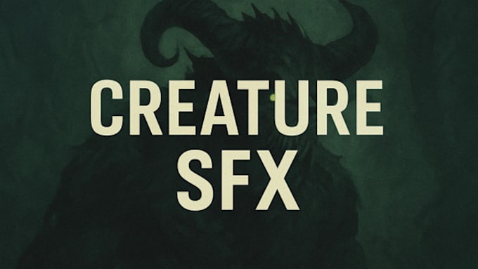 create creature sound effects for your game