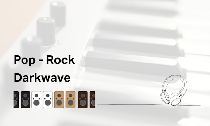 produce your music in rock, pop and darkwave