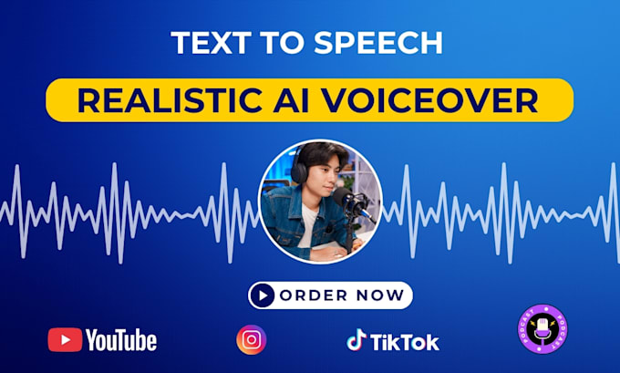 convert text to speech with a realistic ai voiceover