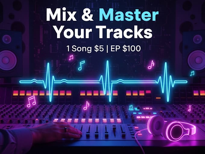 professionally mix and master your hip hop track