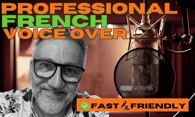 record a french male voice over