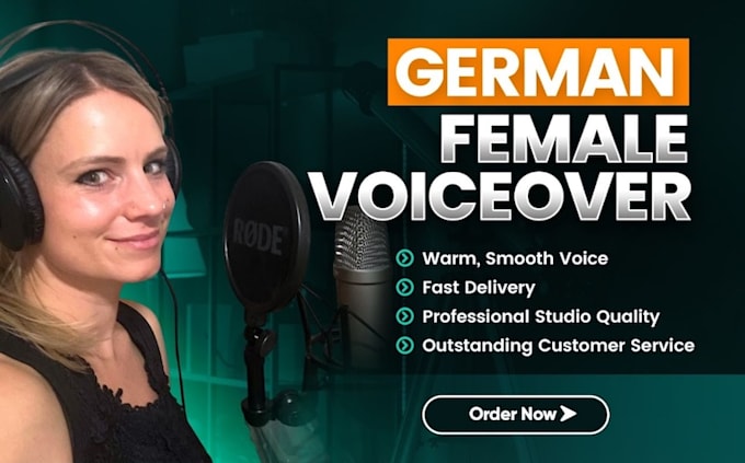 record female voice over in a warm smooth voice