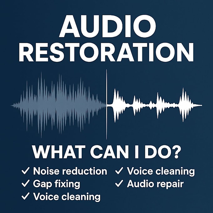 audio restoration and cleanup