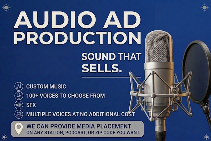 produce and air your radio or streaming ad