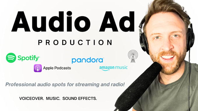 create an audio commercial for radio or streaming
