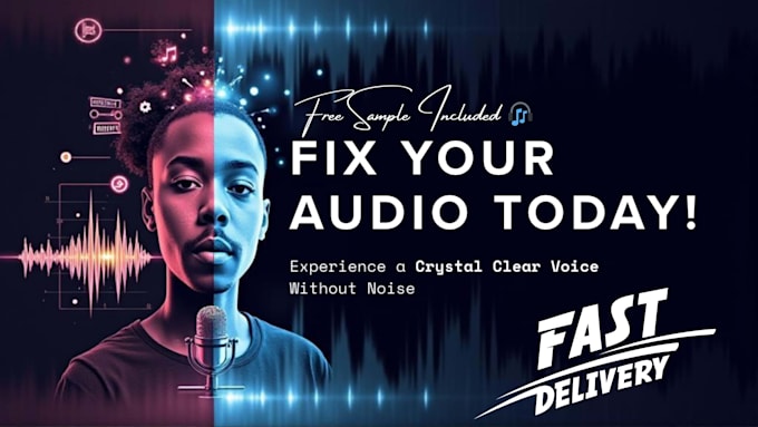 remove background noise, wind, echo from a video or audio file