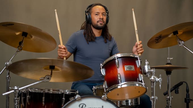 record professional drum and percussion tracks for your song