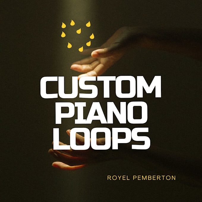 create professional custom piano r and b loops for your music project