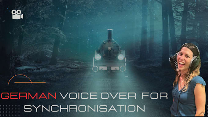 record a professional female german deep voice over for synchronisation