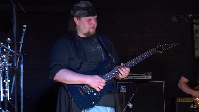 record experimental metal funk guitar influenced by tool, zappa, and mr bungle