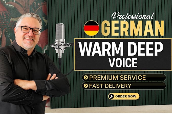 produce a profi HQ german IVR or podcast intro recording